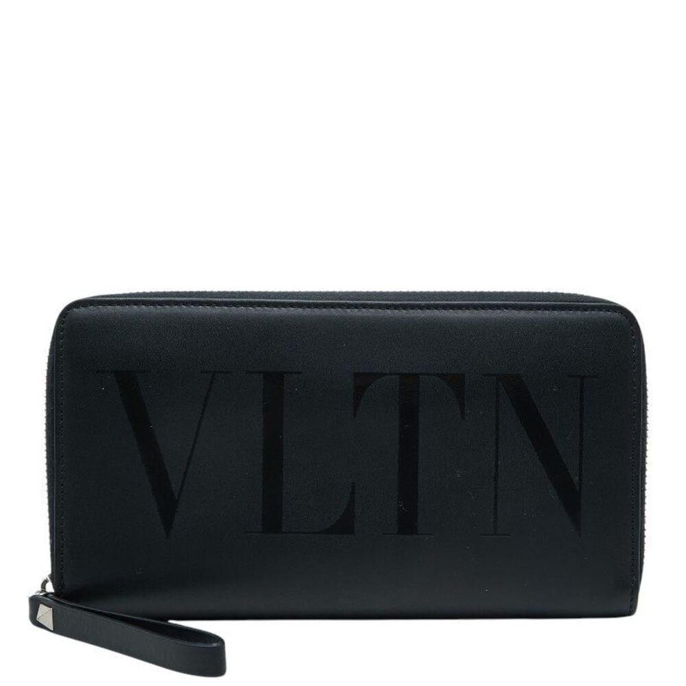 Valentino Leather Long Zip Wallet